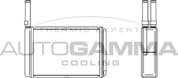 Autogamma 101968 - İstilik dəyişdiricisi, daxili isitmə furqanavto.az