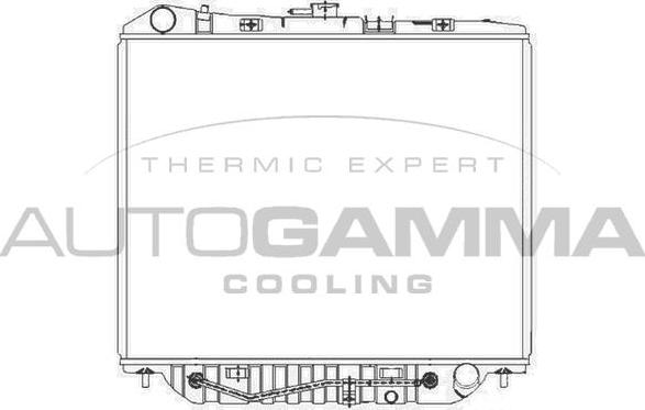 Autogamma 101448 - Radiator, mühərrikin soyudulması furqanavto.az