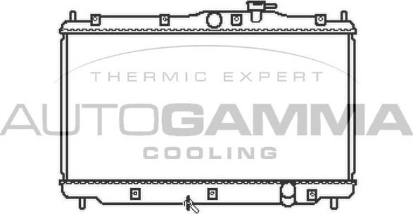 Autogamma 101439 - Radiator, mühərrikin soyudulması furqanavto.az