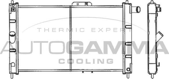 Autogamma 101157 - Radiator, mühərrikin soyudulması furqanavto.az