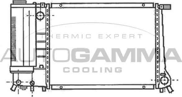 Autogamma 101121 - Radiator, mühərrikin soyudulması furqanavto.az