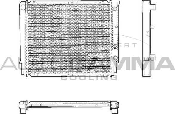 Autogamma 101288 - Radiator, mühərrikin soyudulması furqanavto.az