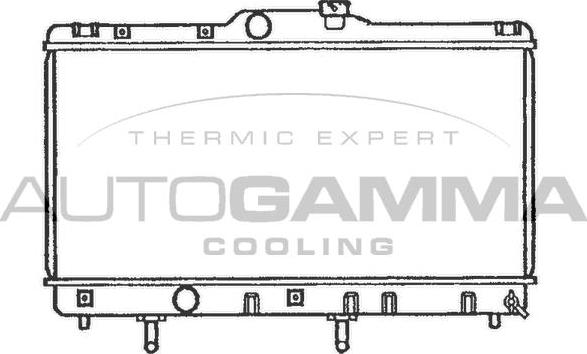 Autogamma 101272 - Radiator, mühərrikin soyudulması furqanavto.az