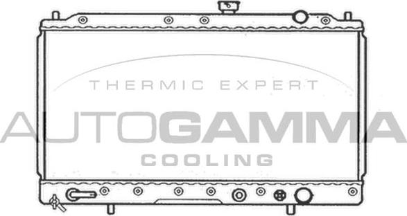 Autogamma 103959 - Radiator, mühərrikin soyudulması furqanavto.az