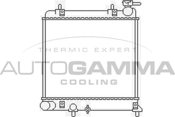 Autogamma 103436 - Radiator, mühərrikin soyudulması furqanavto.az