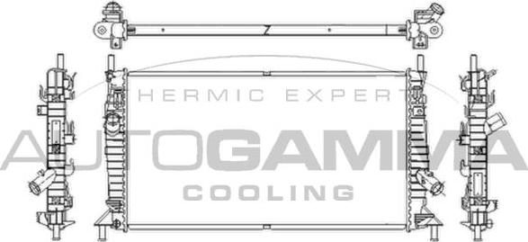 Autogamma 103421 - Radiator, mühərrikin soyudulması furqanavto.az