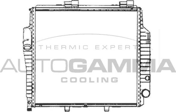 Autogamma 103470 - Radiator, mühərrikin soyudulması furqanavto.az