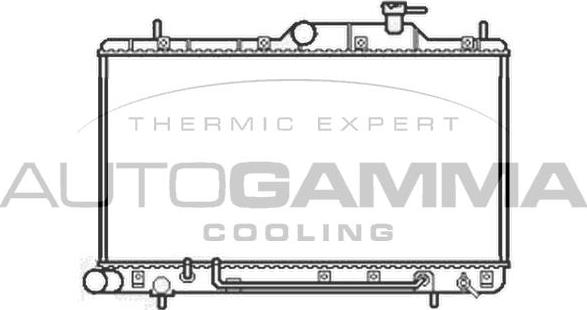 Autogamma 103558 - Radiator, mühərrikin soyudulması furqanavto.az