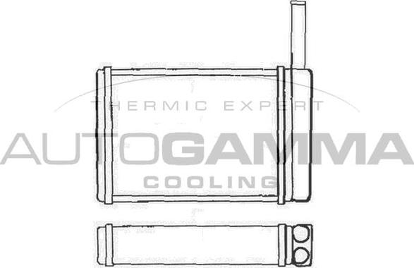 Autogamma 103044 - İstilik dəyişdiricisi, daxili isitmə furqanavto.az