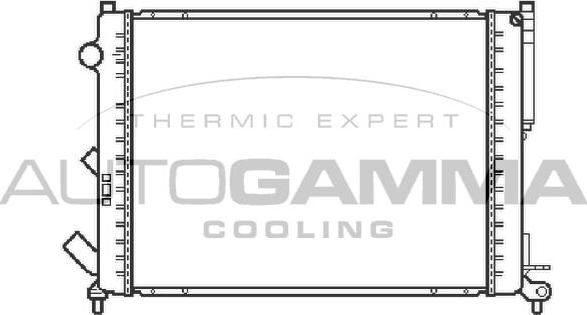 Autogamma 103066 - Radiator, mühərrikin soyudulması furqanavto.az