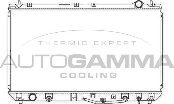 Autogamma 103851 - Radiator, mühərrikin soyudulması furqanavto.az