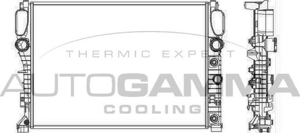 Autogamma 103339 - Radiator, mühərrikin soyudulması furqanavto.az