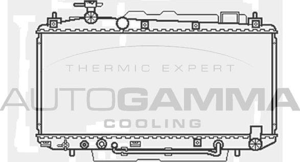 Autogamma 103371 - Radiator, mühərrikin soyudulması furqanavto.az