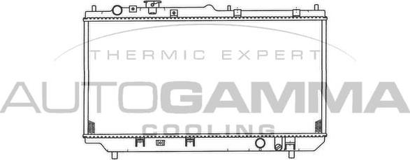 Autogamma 103264 - Radiator, mühərrikin soyudulması furqanavto.az