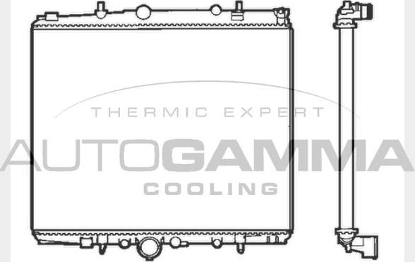 Autogamma 103223 - Radiator, mühərrikin soyudulması furqanavto.az