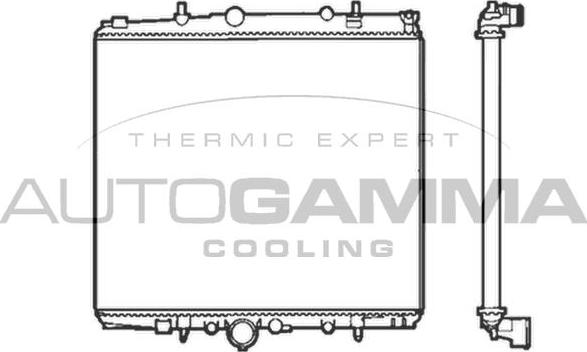 Autogamma 103222 - Radiator, mühərrikin soyudulması furqanavto.az