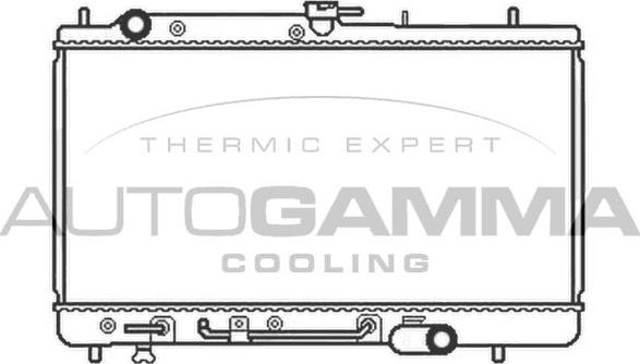 Autogamma 103798 - Radiator, mühərrikin soyudulması furqanavto.az