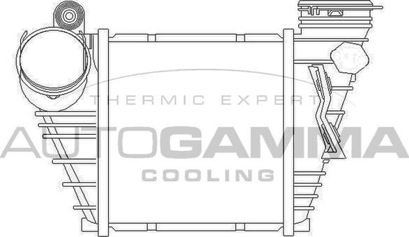 Autogamma 103793 - Intercooler, şarj cihazı furqanavto.az