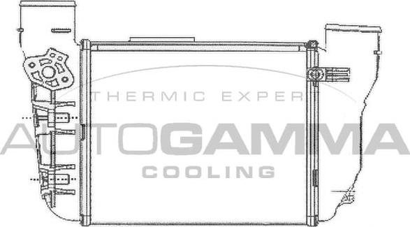 Autogamma 103773 - Intercooler, şarj cihazı furqanavto.az