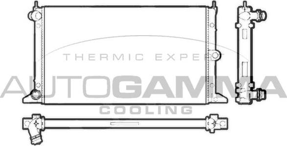 Autogamma 102951 - Radiator, mühərrikin soyudulması furqanavto.az