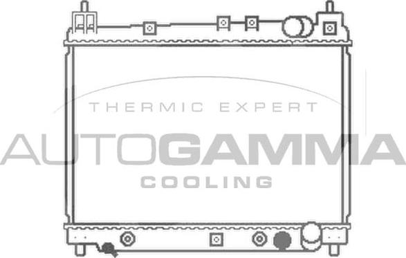 Autogamma 102957 - Radiator, mühərrikin soyudulması furqanavto.az