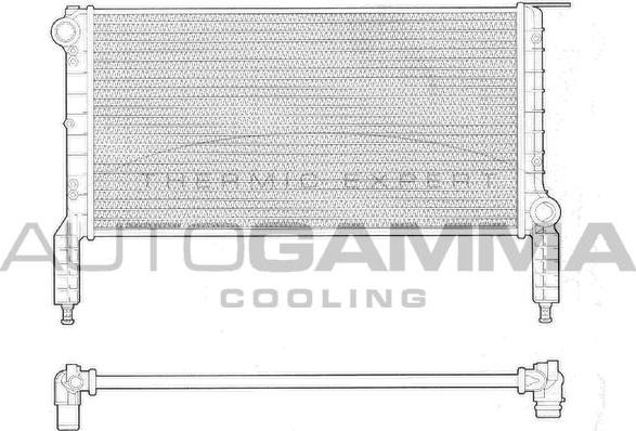 Autogamma 102964 - Radiator, mühərrikin soyudulması furqanavto.az