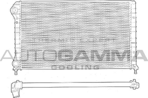 Autogamma 102962 - Radiator, mühərrikin soyudulması furqanavto.az
