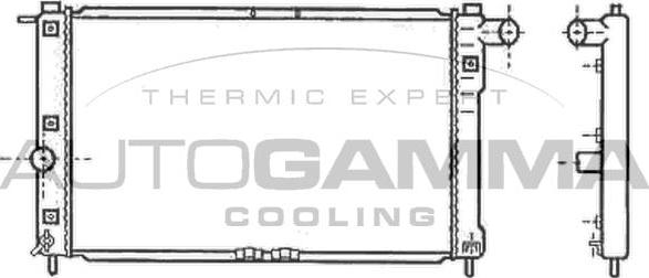 Autogamma 102581 - Radiator, mühərrikin soyudulması furqanavto.az