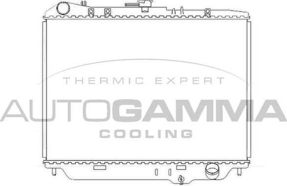 Autogamma 102127 - Radiator, mühərrikin soyudulması furqanavto.az