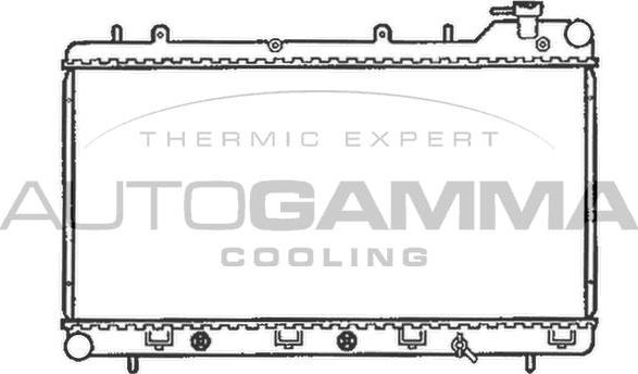 Autogamma 102309 - Radiator, mühərrikin soyudulması furqanavto.az