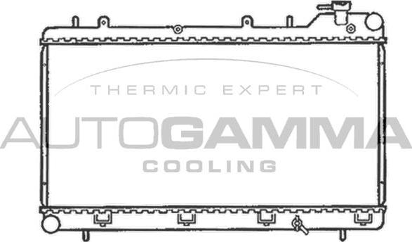 Autogamma 102308 - Radiator, mühərrikin soyudulması furqanavto.az