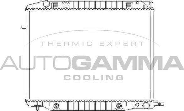 Autogamma 102246 - Radiator, mühərrikin soyudulması furqanavto.az