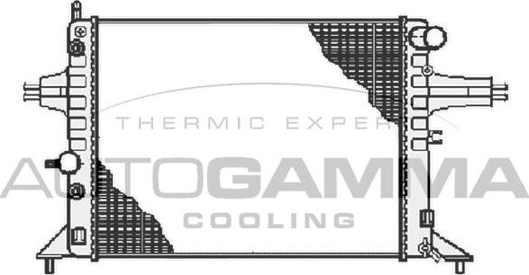 Autogamma 102219 - Radiator, mühərrikin soyudulması furqanavto.az