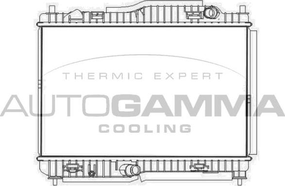 Autogamma 107582 - Radiator, mühərrikin soyudulması furqanavto.az