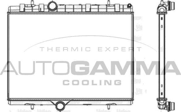 Autogamma 107623 - Radiator, mühərrikin soyudulması furqanavto.az