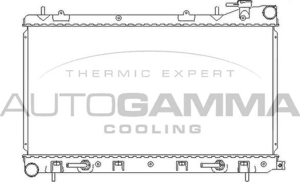 Autogamma 107054 - Radiator, mühərrikin soyudulması furqanavto.az