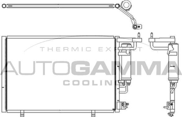 Autogamma 107149 - Kondenser, kondisioner furqanavto.az