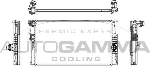 Autogamma 107162 - Radiator, mühərrikin soyudulması furqanavto.az