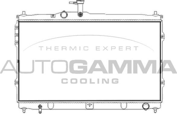 Autogamma 107391 - Radiator, mühərrikin soyudulması furqanavto.az