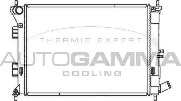 Autogamma 107331 - Radiator, mühərrikin soyudulması furqanavto.az