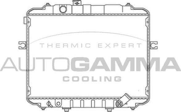 Autogamma 107324 - Radiator, mühərrikin soyudulması furqanavto.az