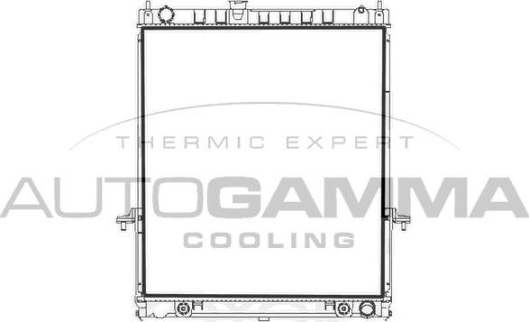 Autogamma 107729 - Radiator, mühərrikin soyudulması furqanavto.az