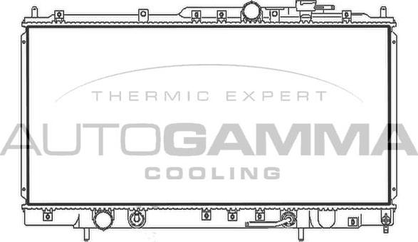 Autogamma 107724 - Radiator, mühərrikin soyudulması furqanavto.az