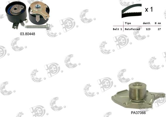 Autokit 04.5052PA2 - Su Pompası və Vaxt Kəməri Dəsti furqanavto.az