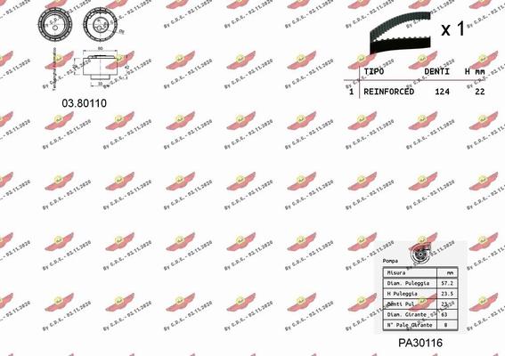 Autokit 04.5031PA - Su Pompası və Vaxt Kəməri Dəsti furqanavto.az