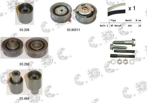 Autokit 04.5023 - Vaxt kəməri dəsti furqanavto.az