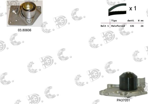 Autokit 04.5105PA - Su Pompası və Vaxt Kəməri Dəsti furqanavto.az