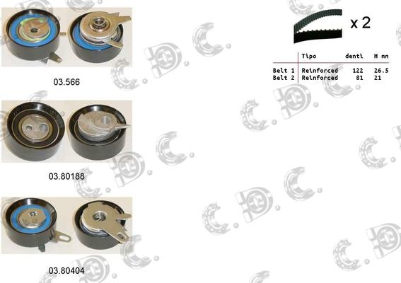 Autokit 04.5135 - Vaxt kəməri dəsti furqanavto.az