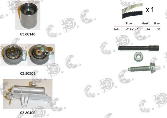 Autokit 04.5130 - Vaxt kəməri dəsti furqanavto.az