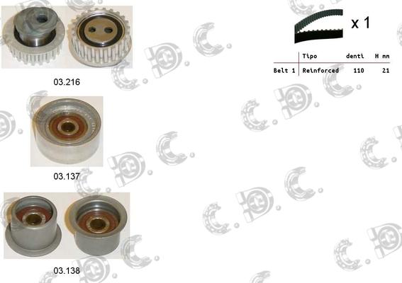 Autokit 04.5122 - Vaxt kəməri dəsti furqanavto.az